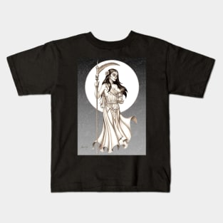 Reaper with Hourglass Kids T-Shirt